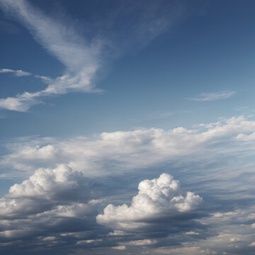 Veil of Cirrostratus Over Rolling Clouds