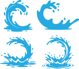 Fun Cartoon Water Illustration , Vibrant Cartoon Water Drawing for Animation and Design Lovers , Creative Cartoon Water Art: Bringing Playful Water Elements to Life
