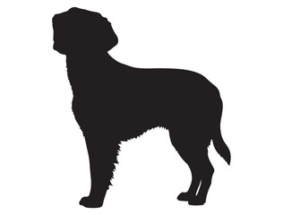 BRITTANY SPANIEL DOG SILHOUETTE