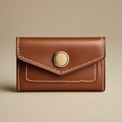 brown leather wallet