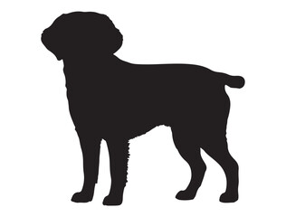 BRITTANY SPANIEL DOG SILHOUETTE
