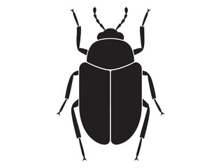 BUG SILHOUETTE WHITE BACKGROUND