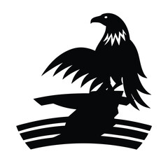 Naklejka premium Eagle icons 