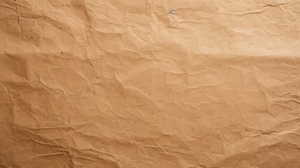 A brown paper with a lot of wrinkles