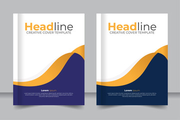 Creative and corporate layout Cover book presentation design, 8.5 inch width 11 inch height size book cover template, book cover template for annual report, magazine, booklet, brochure, poster
