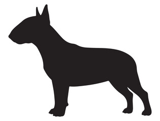 BULL TERRIER DOG SILHOUETTE