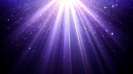 Purple light beams background design