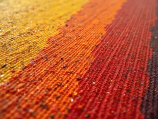 Fototapeta premium Close-up image of textured acrylic paint on canvas, with visible brush marks and rich color gradients.