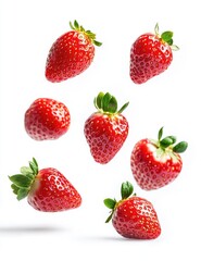 Fresh Strawberries in Motion (1)