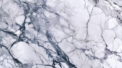 White marble texture with flowing black and gray veins creating a modern, elegant, and natural abstract design