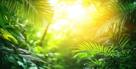 Lush Tropical Sunlight