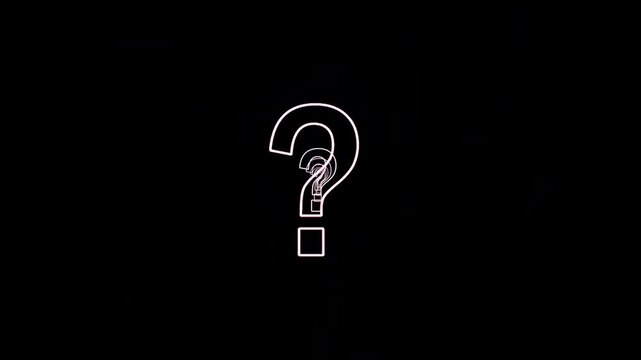 integrative question mark question sing symbol