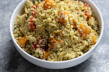 cuoscous  pumpkin salad