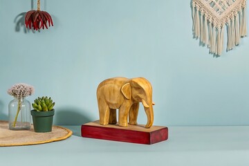wooden Elephant 