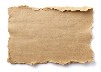 Torn paper isolated on white background
