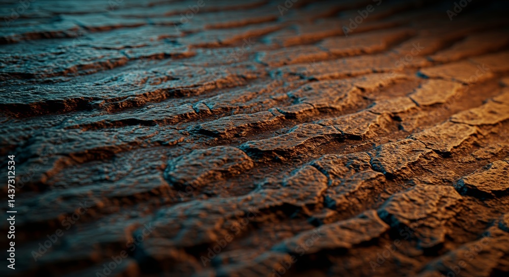 Poster the image is of a rocky surface with a brownish color
