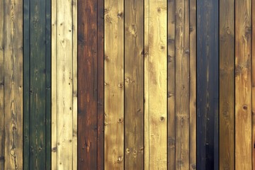 Colorful Wood Paneling