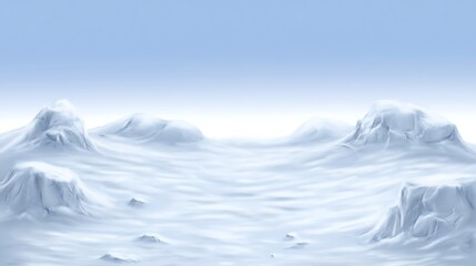 Snowy mountain landscape background
