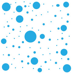 Random dots, circles. Dotted, speckles pattern. Pointillist, pointillism background. Stipple, stippling texture. Vector isolated on white background. EPS 10 . 