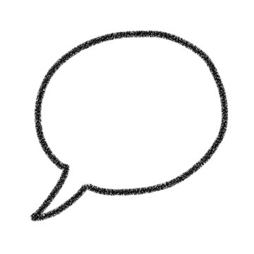recommend clip art: 可愛い手書きのクレヨン風、丸い吹き出し フレーム （白・黒）