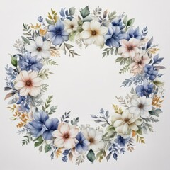 frame of flowers, frame from flowers, frame of white flowers