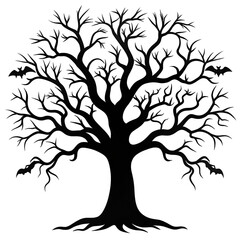 Obraz premium silhouette of a tree