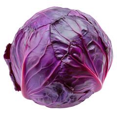 Obraz premium Outdoors food photography fresh red cabbage harvest close-up