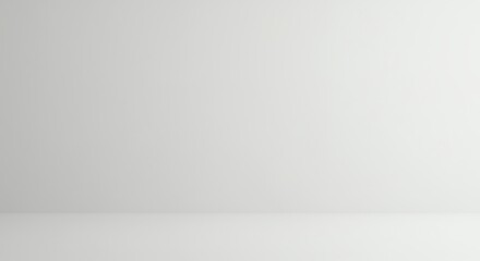 Minimalist Empty White Room Background for Product Display