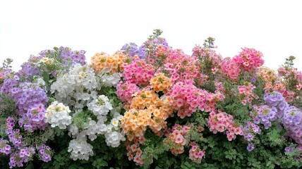 Obraz premium Beautiful composition showcasing an array of vibrant flowers, showcasing nature's artistry and color.