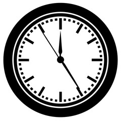 wall clock on white background