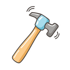hammer icon, hammer vector illustration-simple illustration of hammer, perfect for hammer logos and icons
