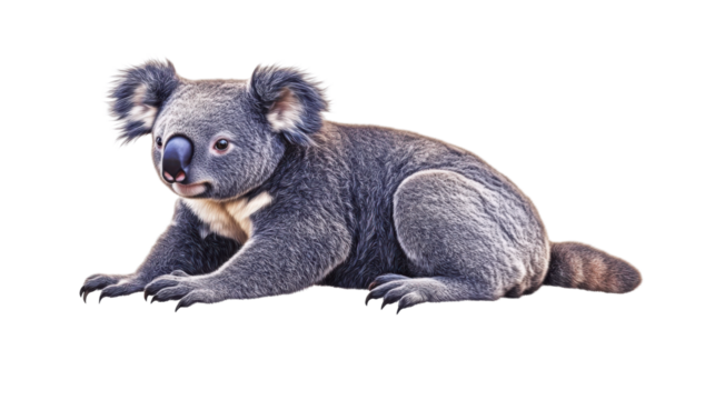 Koala relaxing in natural habitat australia wildlife photography