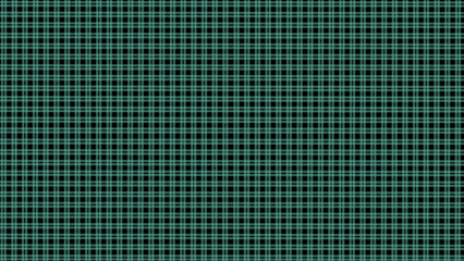 Black and turquoise plaid fabric texture background. Plaid classic checkered seamless pattern.
