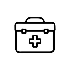 First Aid Medical Box Emergency Icon Design