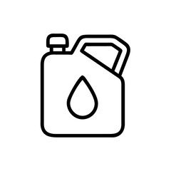 Fuel Canister Container Storage Icon Design