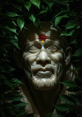 Sai Baba Indian God background	
