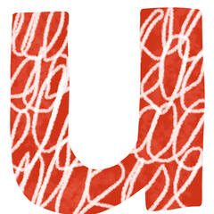 alphabet little monster concept