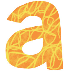 alphabet little monster concept