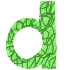 alphabet little monster concept