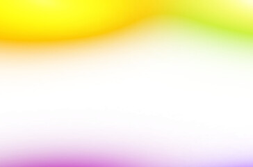 Transparent neon glowing colors overlay effect. Smooth color gradients overlay effect realistic cutout on transparent background. Light leaks with film grain texture