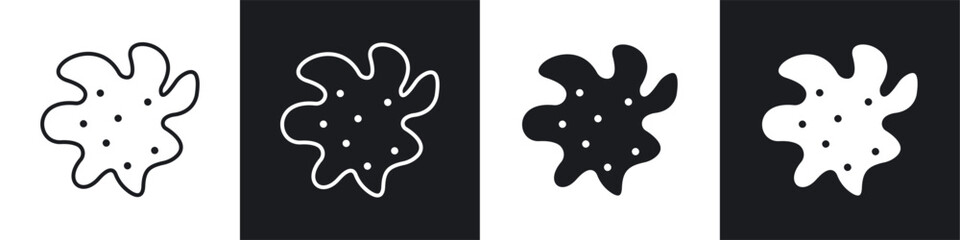 Pigment icon sign and symbol vector design