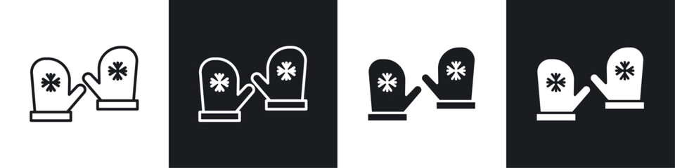 Gloves icon sign and symbol vector design