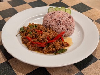 Spicy Thai Basil Stir-Fry (Pad Kra Pao) - Aromatic & Delicious Thai Street Food