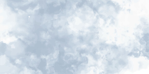 grunge bright blue abstract design paper textured, brush painted blue nature watercolor on paper with smoke or clouds texture  aquarelle canvas for modern creative design. background.