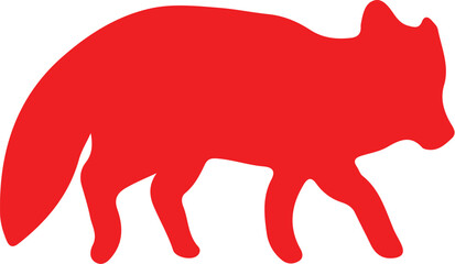 Fox simple icon. Vector ICON all icon Viktor