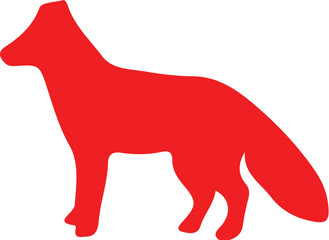 Fox simple icon. Vector ICON all icon Viktor