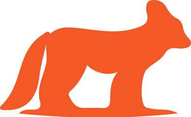 Fox simple icon. Vector ICON all icon Viktor
