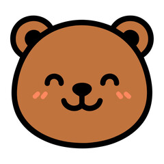 A smiling bear