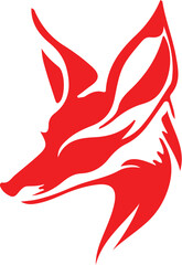 Fox simple icon. Vector ICON all icon Viktor