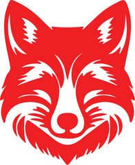 Fox simple icon. Vector ICON all icon Viktor